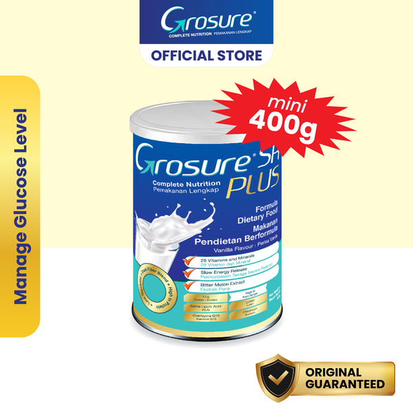 Grosure Sr Plus (Vanilla) 400g [Susu Peria Katak]
