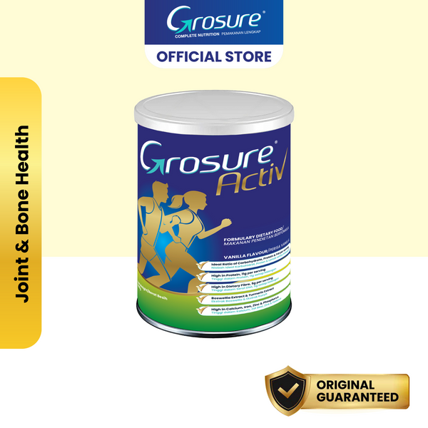 Grosure Activ (Vanilla) 800g [Susu Kunyit Kolagen]